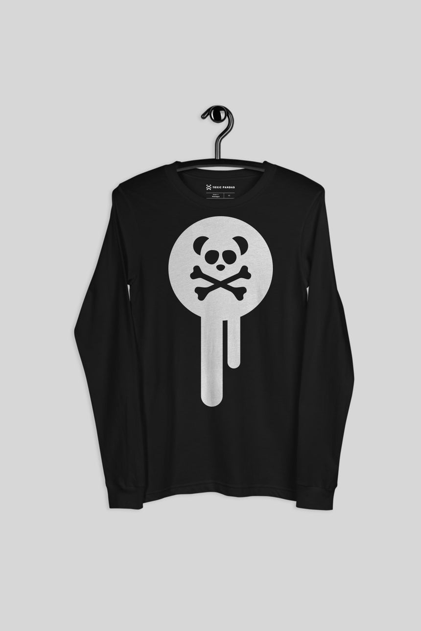Unisex Emblem Drip Long Sleeve Tee