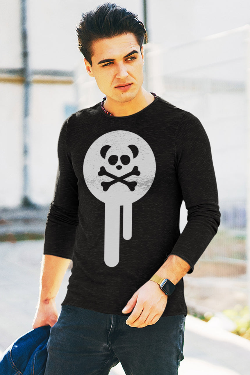 Unisex Emblem Drip Long Sleeve Tee