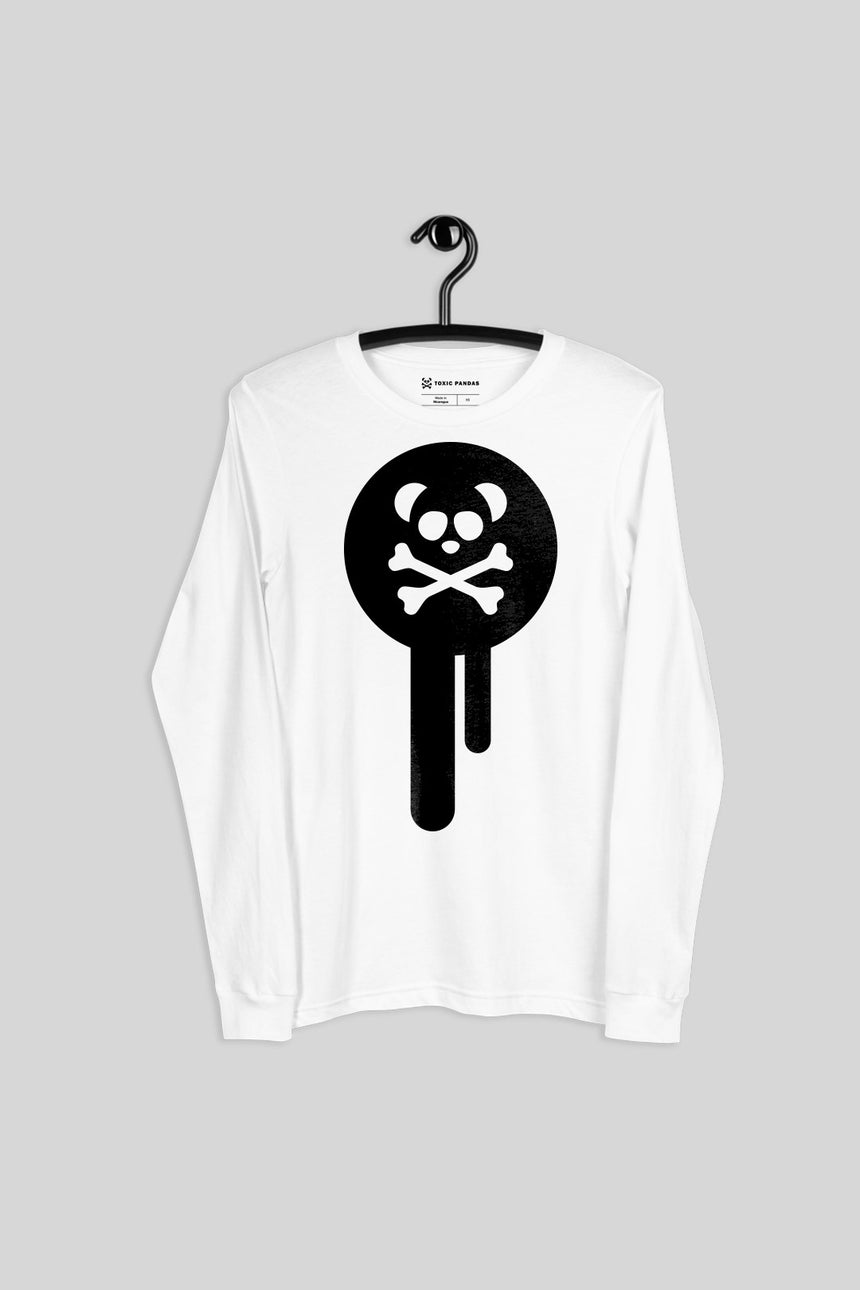 Unisex Emblem Drip Long Sleeve Tee