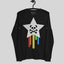 Unisex Rainbow Star Long Sleeve Tee