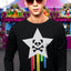 Unisex Rainbow Star Long Sleeve Tee
