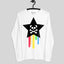 Unisex Rainbow Star Long Sleeve Tee