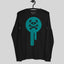 Unisex Turquoise Emblem Drip Long Sleeve Tee
