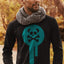 Unisex Turquoise Emblem Drip Long Sleeve Tee