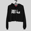 Women's Toxic Pandas I See Bad People Cropped Hoodie