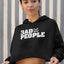 Women's Toxic Pandas I See Bad People Cropped Hoodie