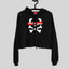 Women's Toxic Pandas Censored Cropped Hoodie