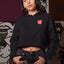 Women's Toxic Pandas Lovely Cropped Hoodie